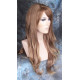 TONYA | Auburn Golden Blonde Tips Long Wig Gentle Loose Waves Bangs Part 