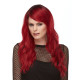 URBAN | Crimson Sangria Red Dark Roots Long Beach Waves Wig Heat OK Wigs US