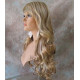 BROADWAY | Frosted Blonde Long Wig Layers Waves Side Part Bangs 