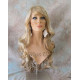 BROADWAY | Frosted Blonde Long Wig Layers Waves Side Part Bangs 