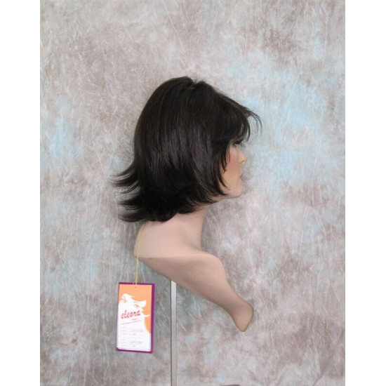 LESLIE | Medium Dark Brown Short Wig Flip Layers with Bangs 