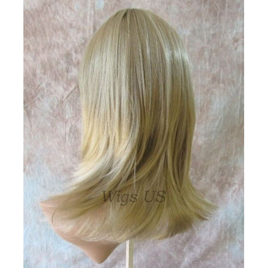 Thema | Blonde Medium Wig Bangs Face Frame Layers Bangs | Adora 