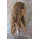 ERICA | Light Brown Mix Long Wig HEAT OK Waves Bangs Skin Crown Wigs