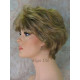 AMANDA | Medium/Light Blonde Short Layered Wig Curls Volume 24/14