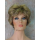 AMANDA | Medium/Light Blonde Short Layered Wig Curls Volume 24/14