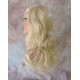 Delilah | Golden Blonde Mix Long Wig Wavy Side Swept Bangs Skin Crown | Adora