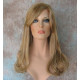 MAGGIE | Medium Blond Mix Long Straight Wig Wave on Ends Side Bangs 20" 