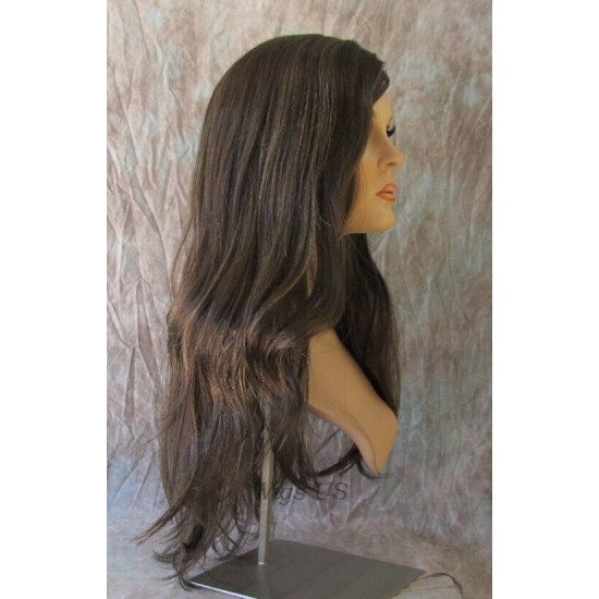 COSABELLA | Golden Brown Highlight Long Wig Waves Layers Part | Forever Young
