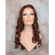 NAOMI | Copper Red Spiral Curls Long Wig Skin Top 