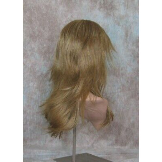 TRILLIAN | Reddish Golden Blonde Long Wig Razor Layers Skin Part Bangs 