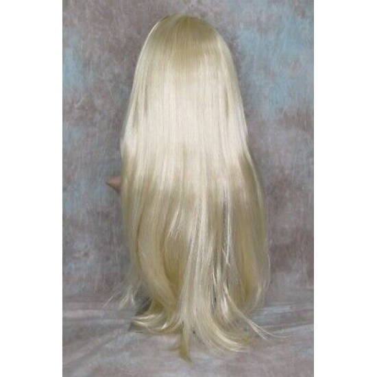 ALICIA XL | Light Blonde Long Wig X-Long Skin Part Swept Bangs 28" 