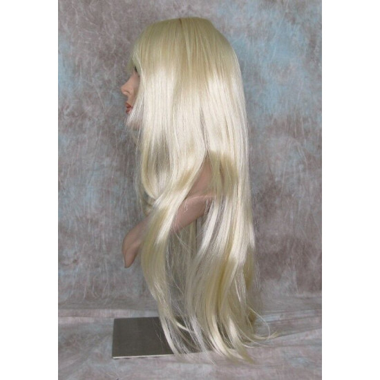 ALICIA XL | Light Blonde Long Wig X-Long Skin Part Swept Bangs 28" 