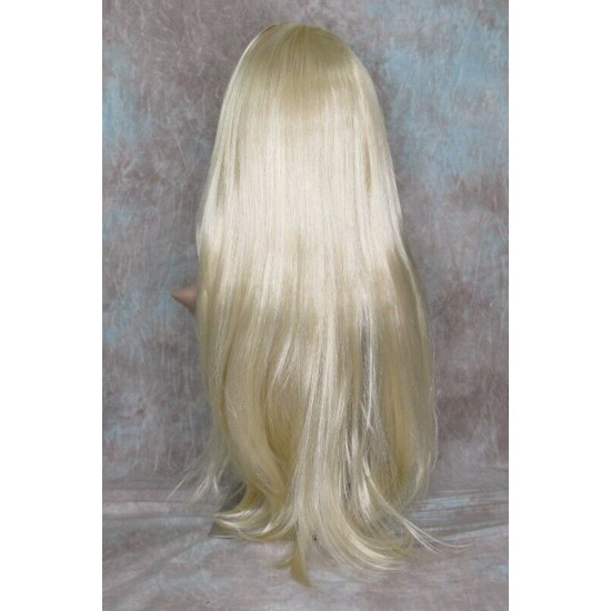ALICIA XL | Light Blonde Long Wig X-Long Skin Part Swept Bangs 28" 
