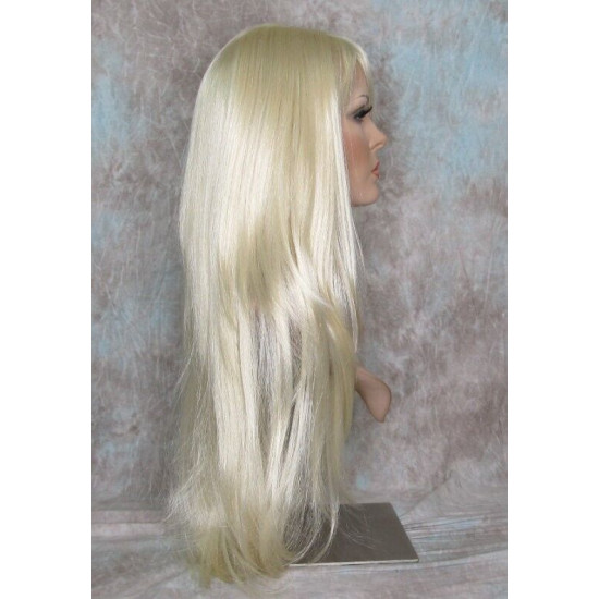 ALICIA XL | Light Blonde Long Wig X-Long Skin Part Swept Bangs 28" 