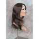 BRITTNEY | Dark Brown Long Wig Monofilament Side Part Face Frame Long Layers 