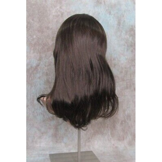 BRITTNEY | Dark Brown Long Wig Monofilament Side Part Face Frame Long Layers 