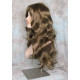 NATALIE B | Golden Brown Long Wig Layers 26" Wavy Full Skin Top Bangs 