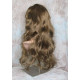 NATALIE B | Golden Brown Long Wig Layers 26" Wavy Full Skin Top Bangs 