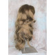 NATALIE B | Golden Brown Long Wig Layers 26" Wavy Full Skin Top Bangs 