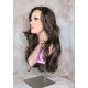 NATALIE | Dark Brown Strawberry Long Wig Beautiful Skin Top Long Layers Waves 