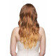 HS OPHELIA | Auburn over Strawberry Long Wig Heat OK Curls Bangs LX27/33 