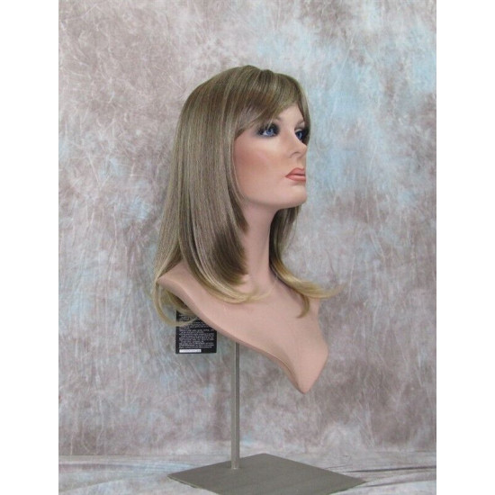 LOLITA | Light Brown Mix Long Wig Trendy Bob Skin Center Part 