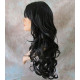 BROADWAY | Darkest Brown Long Wig Layers Curly Side Part 