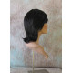 DEIDRE | Darkest Brown Medium Wig Shag Long Bangs Flicked Back Ends 2