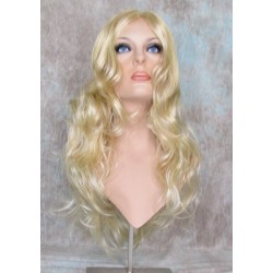CYNTHIA | Medium Blonde Monofilament Center Part Long Wig Curls 