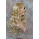 CYNTHIA | Medium Blonde Monofilament Center Part Long Wig Curls 