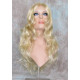 CYNTHIA | Medium Blonde Monofilament Center Part Long Wig Curls 