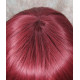 ERICA | Burgundy Long Wig HEAT OK Waves Bangs Skin Crown Wigs 