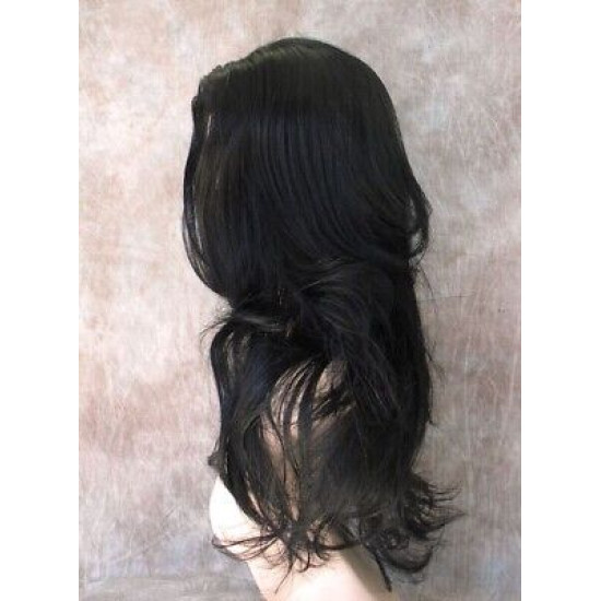 NATALIE | Darkest Brown Long Wig Beautiful Skin Top Long Layers Waves 