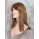 MISSY | Strawberry Auburn Mix Medium Wig HEAT OK Straight Bangs Wigs 