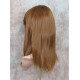 MISSY | Strawberry Auburn Mix Medium Wig HEAT OK Straight Bangs Wigs 