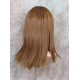 MISSY | Strawberry Auburn Mix Medium Wig HEAT OK Straight Bangs Wigs 