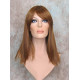 MISSY | Strawberry Auburn Mix Medium Wig HEAT OK Straight Bangs Wigs 