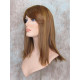 MISSY | Strawberry Auburn Mix Medium Wig HEAT OK Straight Bangs Wigs 