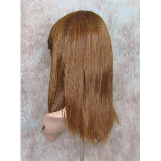 MISSY | Strawberry Auburn Mix Medium Wig HEAT OK Straight Bangs Wigs 