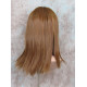 MISSY | Strawberry Auburn Mix Medium Wig HEAT OK Straight Bangs Wigs 