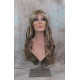 ANDREA | Ash Blonde Mix Long Wig Long Gentle Curls Skin Part Bangs 24" 