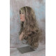 ANDREA | Ash Blonde Mix Long Wig Long Gentle Curls Skin Part Bangs 24" 
