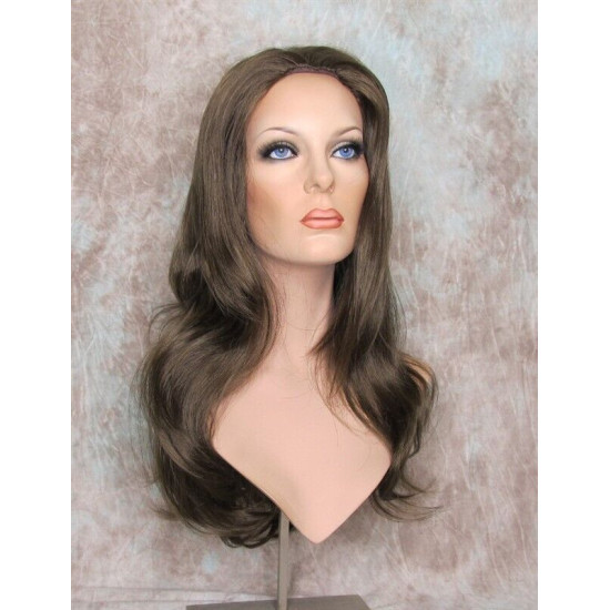 LINDA | Medium Brown Long Wig Luscious Layers Full Skin Top 26"