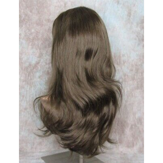 LINDA | Medium Brown Long Wig Luscious Layers Full Skin Top 26"