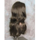 LINDA | Medium Brown Long Wig Luscious Layers Full Skin Top 26"