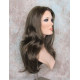 LINDA | Medium Brown Long Wig Luscious Layers Full Skin Top 26"