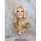 JORDAN | Golden Blonde Mix Long Wig Straight Lots of Layers Skin Top 21"
