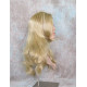 JORDAN | Golden Blonde Mix Long Wig Straight Lots of Layers Skin Top 21"