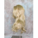 JORDAN | Golden Blonde Mix Long Wig Straight Lots of Layers Skin Top 21"