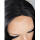 NAOMI | Jet Black Long Wig Spiral Curl Skin Top Off Center Part